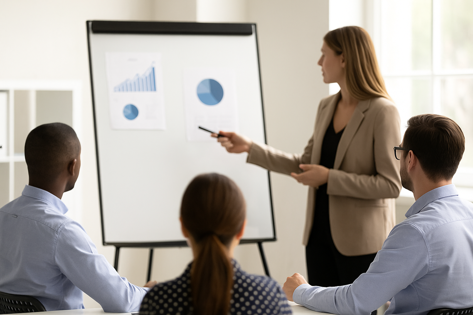 formation professionnelle prospection Groupe de participants en formation à la prospection commerciale en entreprise